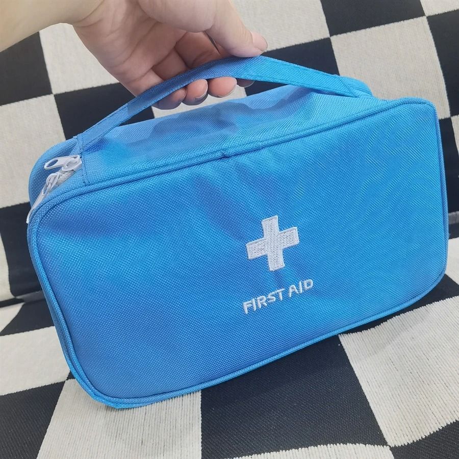 Portable First Aid Kit Bag Oxford Travel Emergency Medical Storage Case