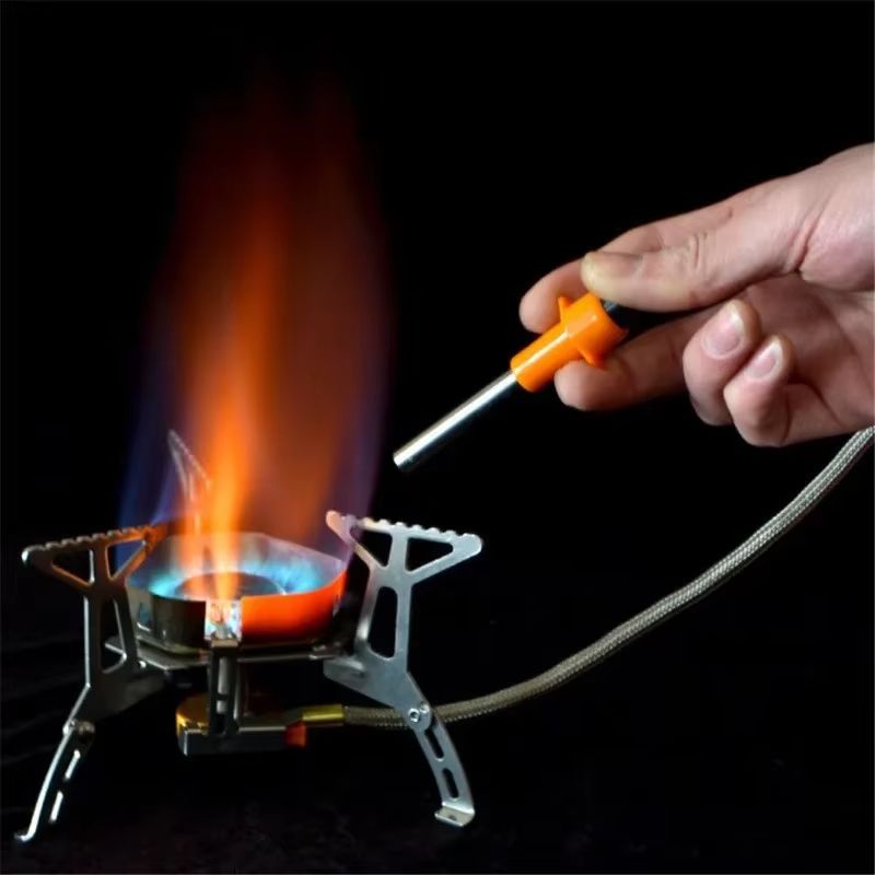 Mini Electric Piezo Igniter – Portable Stainless Steel Camping & Kitchen Lighter for BBQ, Stove, and Outdoor Cooking