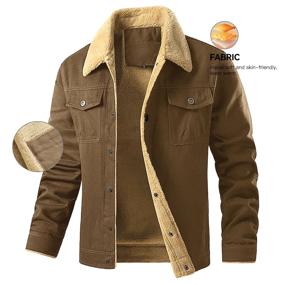 Mens Waterproof Winter Jacket | Thermal Fleece-Lined Outerwear
