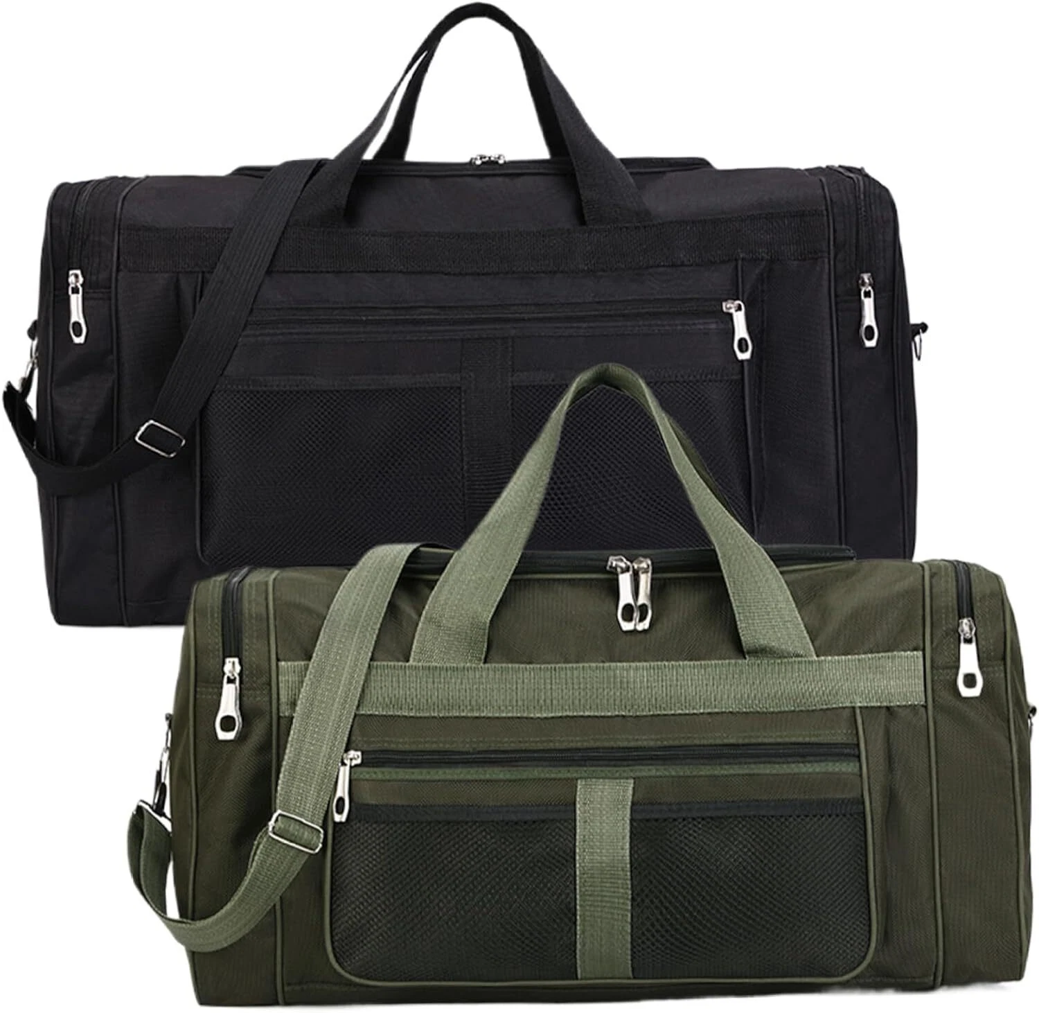 Extra Large Travel Duffel Bag Waterproof Gym Weekend Holdall with Shoe Compartment