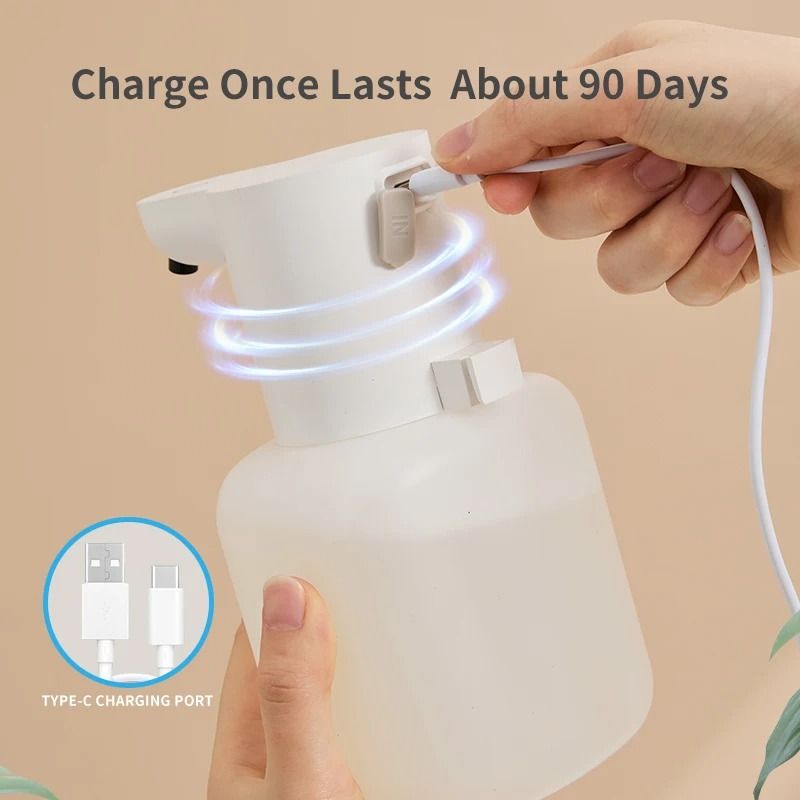 Wall Mounted Automatic Foam Soap Dispenser Rechargeable Touchless Hand Wash Machine