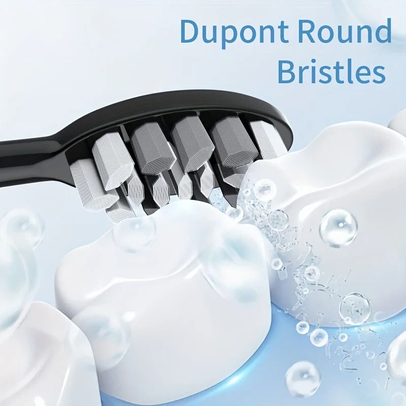 CleanSmile Electric Toothbrush Rotary Rechargeable with 10 Brush Heads