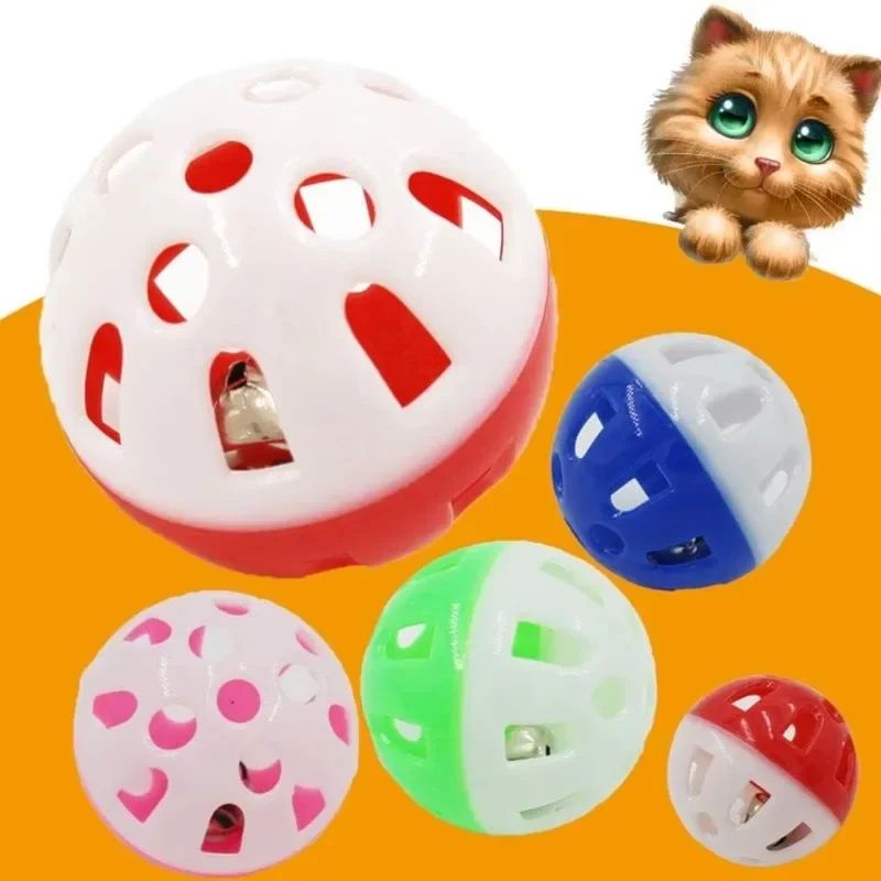 Cat Toy Jingle Ball Set with Bells
