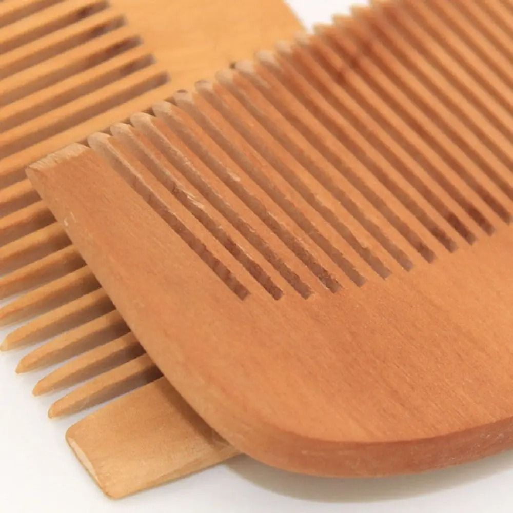 Engraved Anti-Static Wooden Comb – Premium Eco-Friendly Grooming Tool