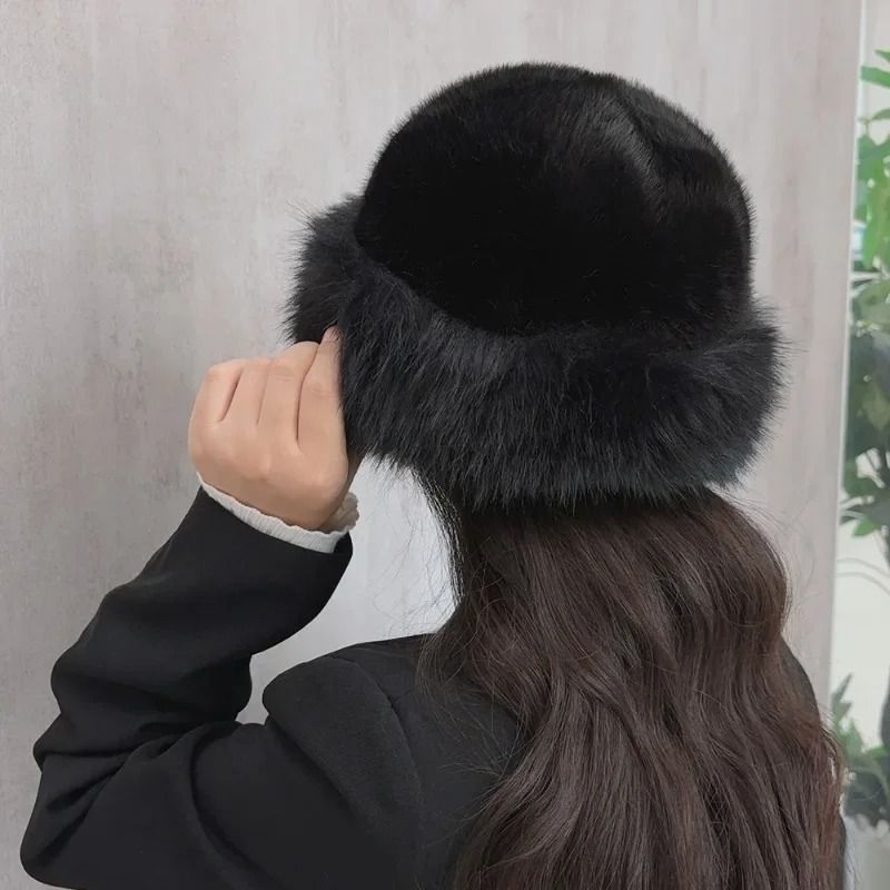 Plush Thermal Winter Fisherman Hat with Ear Protection
