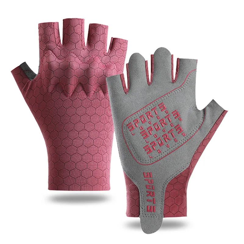 Professional Gym Fitness Gloves Breathable Anti-Slip Half-Finger for Cycling Fishing Training Men Women