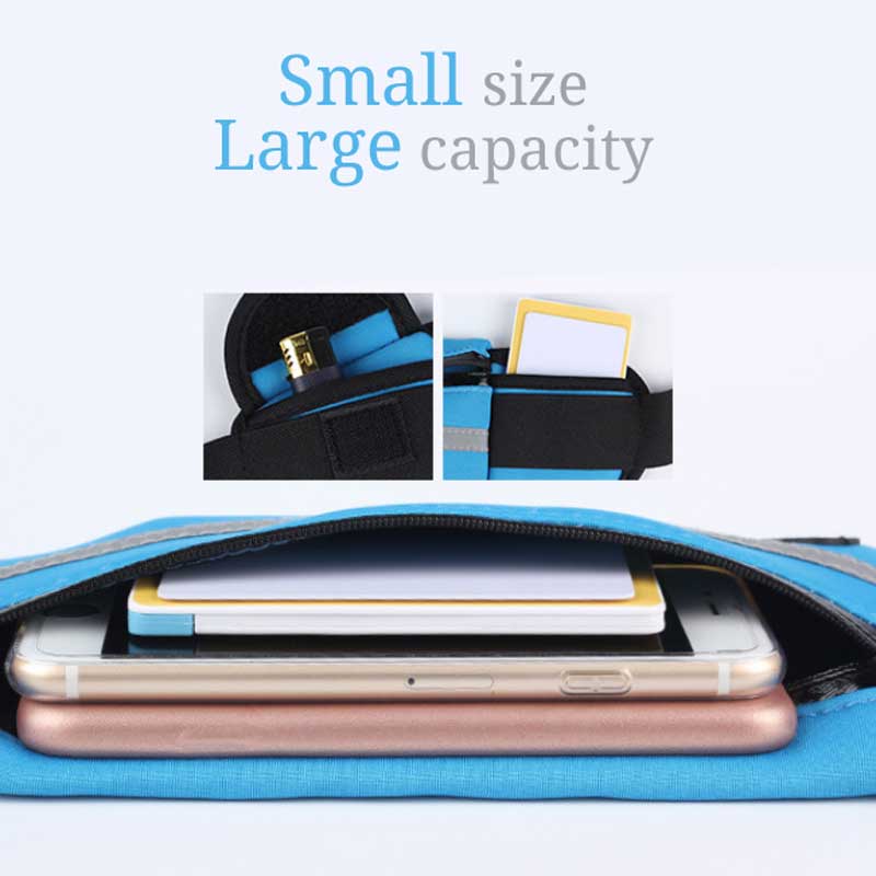 Portable Outdoor Waterproof Sports Waist Pack, Large Capacity Multifunctional Climbing Running Fitness Equipment Bag
