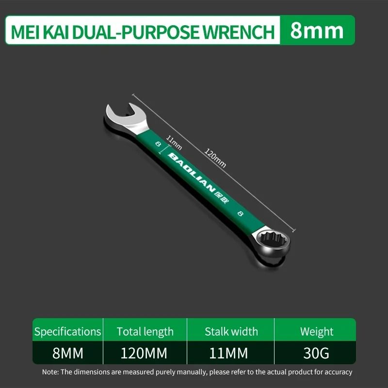 BaoLian Plum Blossom Open Combination Wrench 8 30 mm