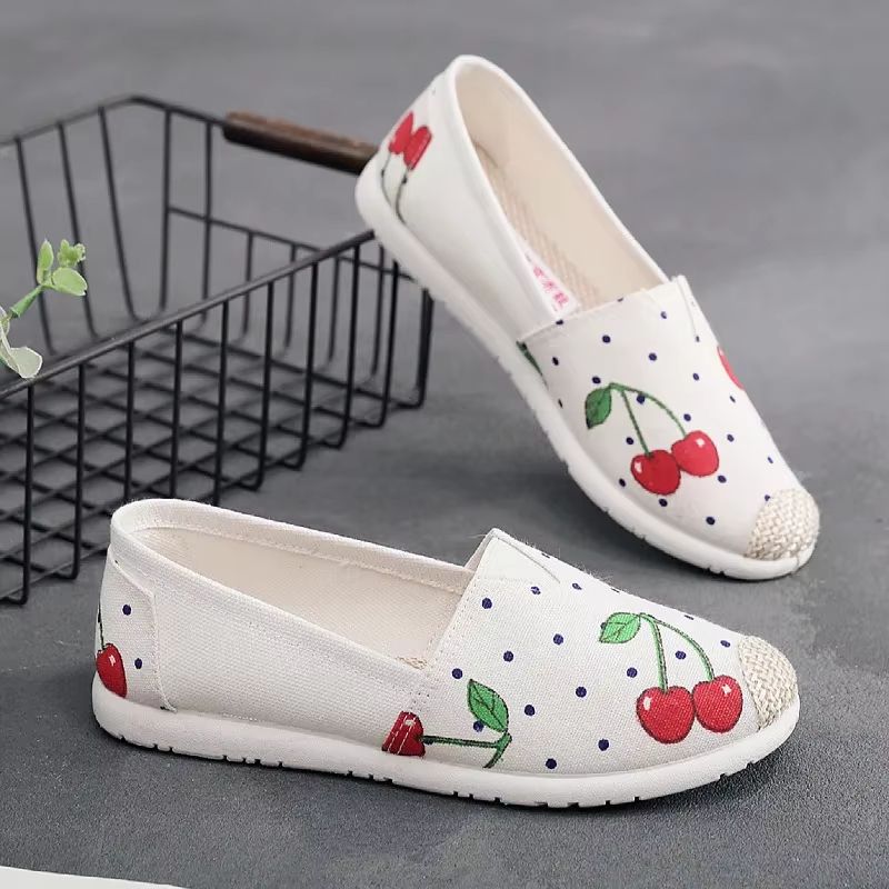Breathable Mesh Lightweight Casual Women's Slip-On Flats Fisherman Shoes