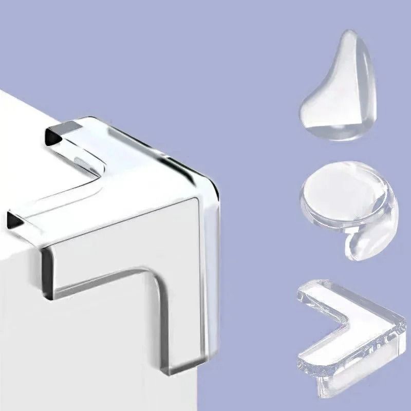 Baby Safety Corner Guards – Transparent PVC Edge and Table Protectors for Childproofing Furniture