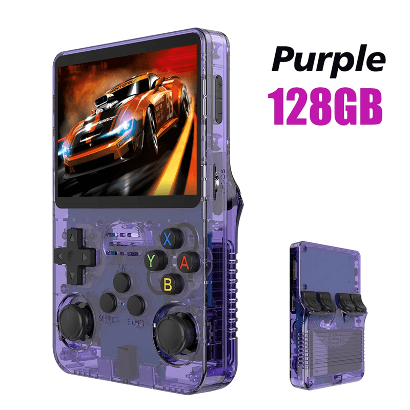 R36S Retro Handheld Game Console 128GB with IPS Screen and Linux System