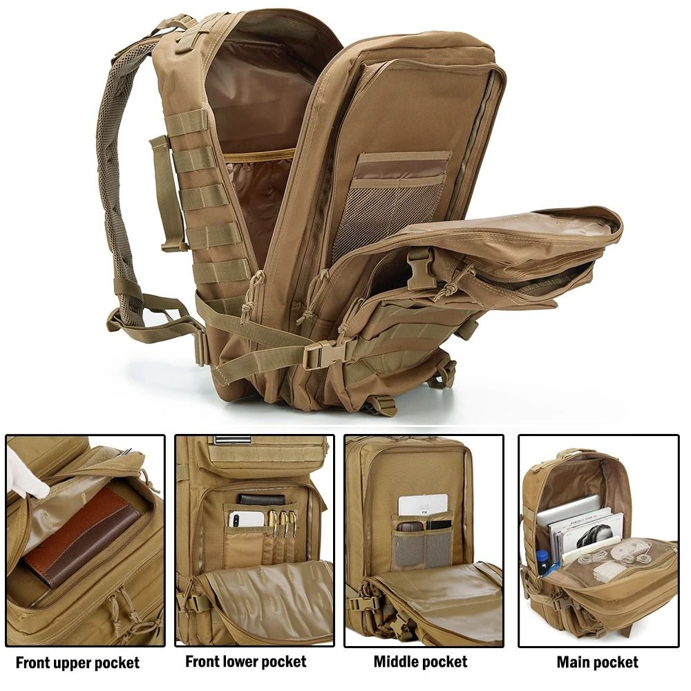Heavy Duty Tactical 45L Assault Back Pack