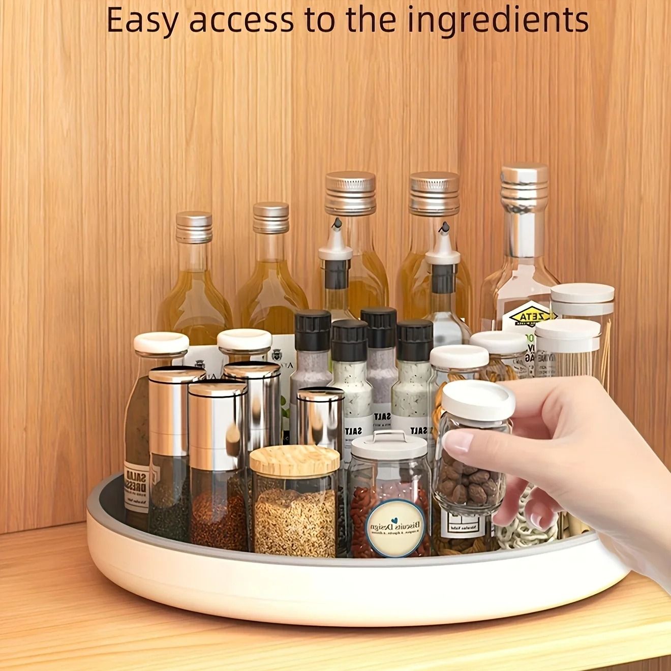 360° Rotating Spice Turntable