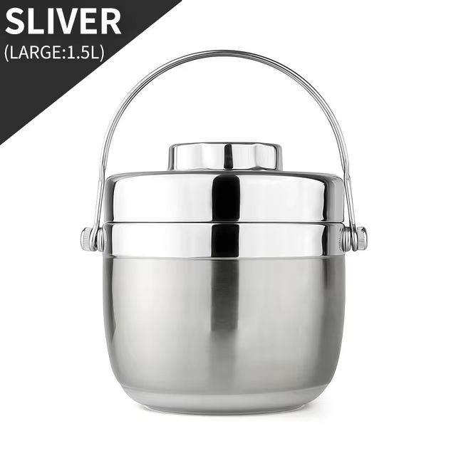 Stainless Steel Food Thermos Lunch Box with Bag and Tableware