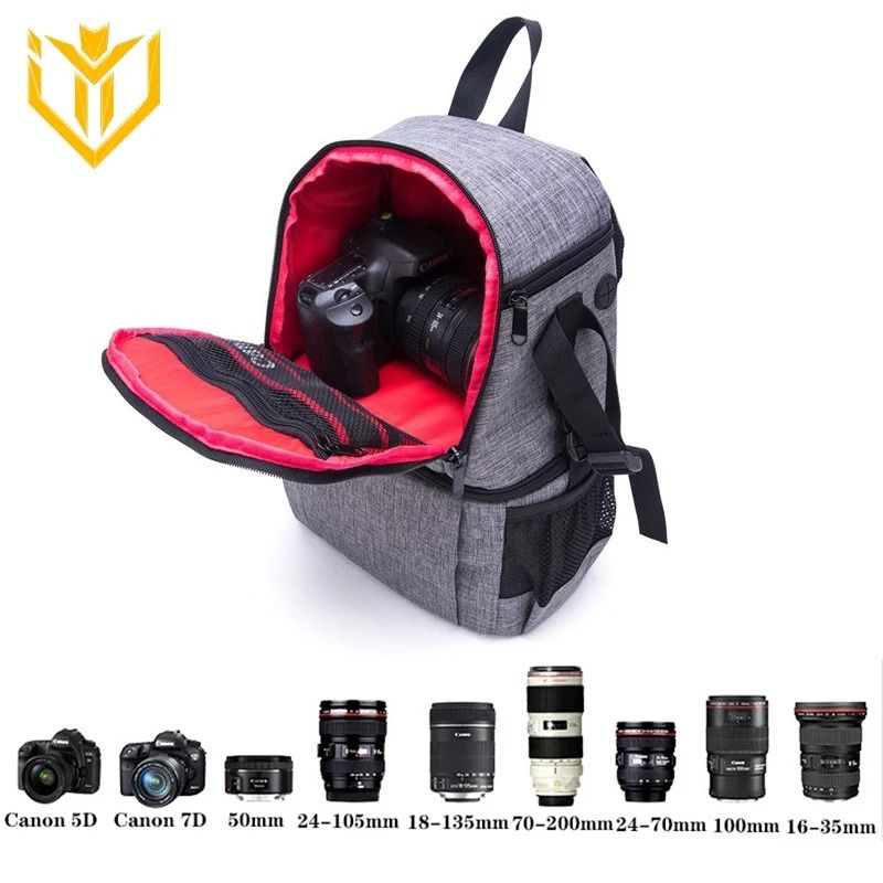 JINNUOLANG Waterproof Camera Backpack Fashion Travel Photography Bag