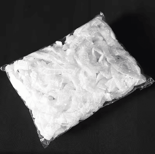 Disposable Thickened Shower Caps 42cm Elastic Plastic Head Covers (100pcs Set)