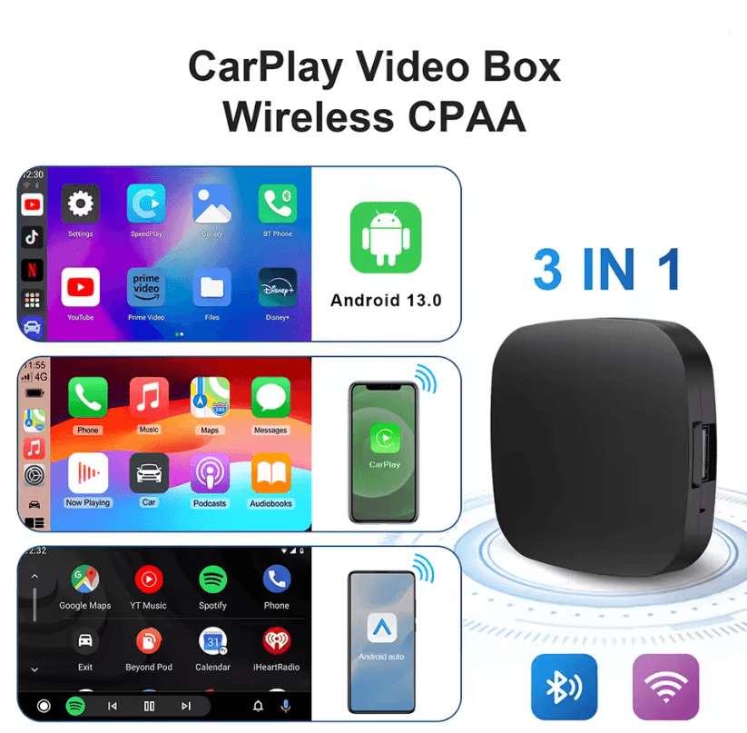 DriveSmart Wireless CarPlay AI Box with Android 13