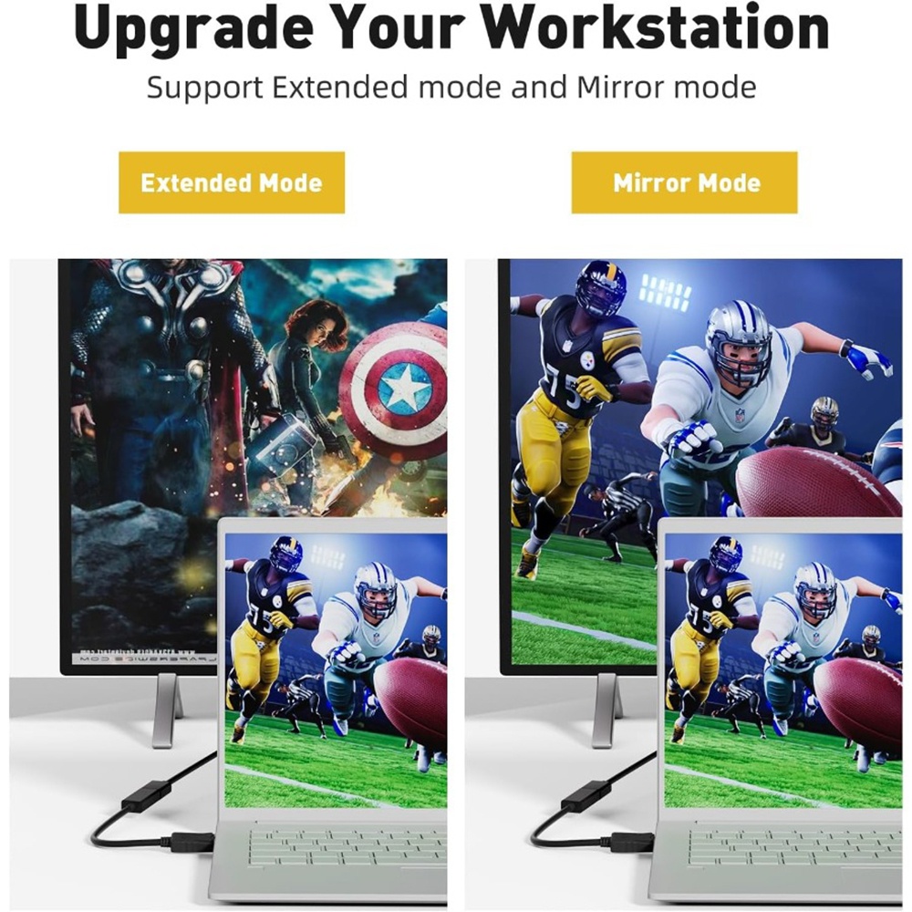 DP To HDMI Compatible Connector Adapter, Display Port Video Audio Cable For Monitor TV Laptop Tablet Projector