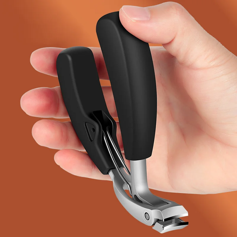 Wide Fingernail Clipper, Arc Blade Manicure Scissors, Heavy-Duty Nail Clippers, Prevent Splashing Thick Toenail Cutter