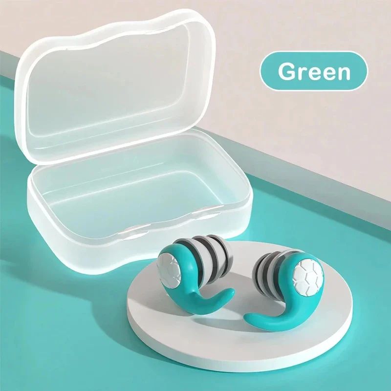 Silicone Earplugs Noise Reducing Waterproof Sleep Earplugs