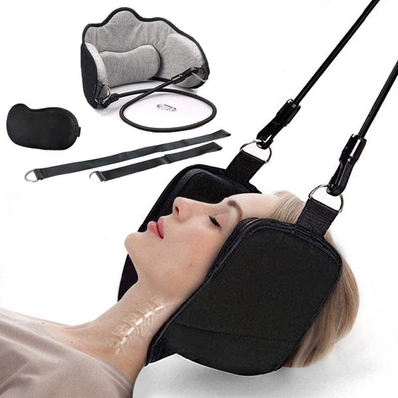 Hammock with Stand for Neck Traction Massager, Hamac Cervicales for Pain Relief, Neck Stretcher for Relaxation