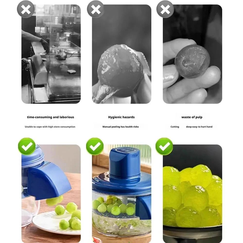 Automatic Electric Grape Peeler Machine