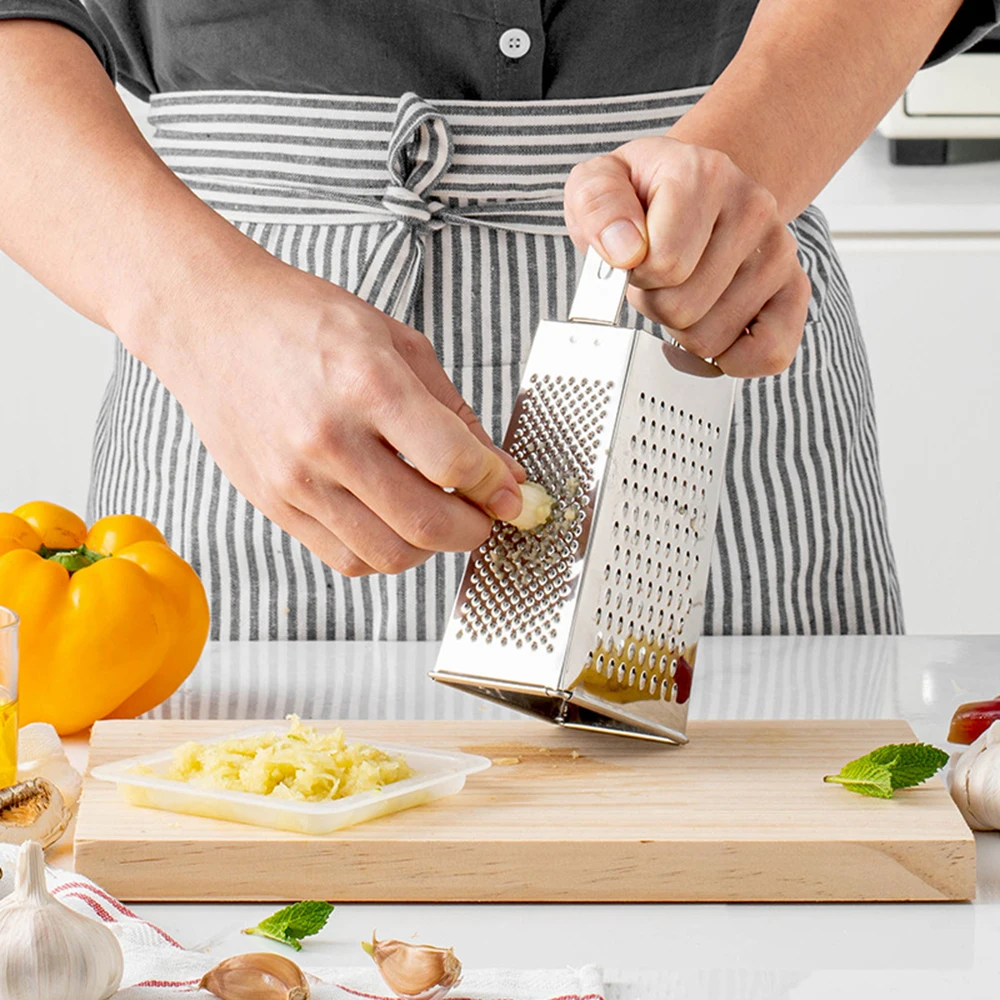 Manual Vegetable Grater Chopper Stainless Steel Cheese Garlic Ginger Fruit Slicer Multifunctional Kitchen Gadget