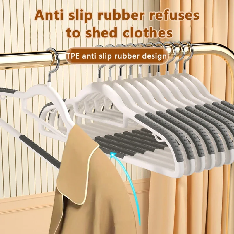 Non-slip Durable Shoulder Corner Hanger for Home Dormitory Closet, Wet and Dry Space Organizer, Non-marking