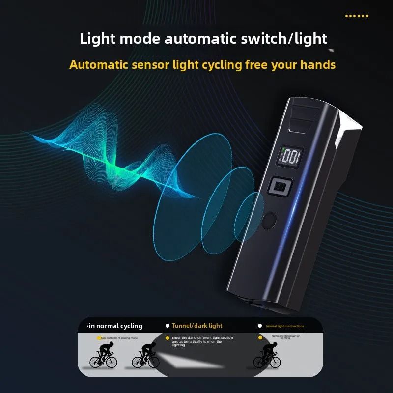 High Brightness Digital Display Bicycle Light