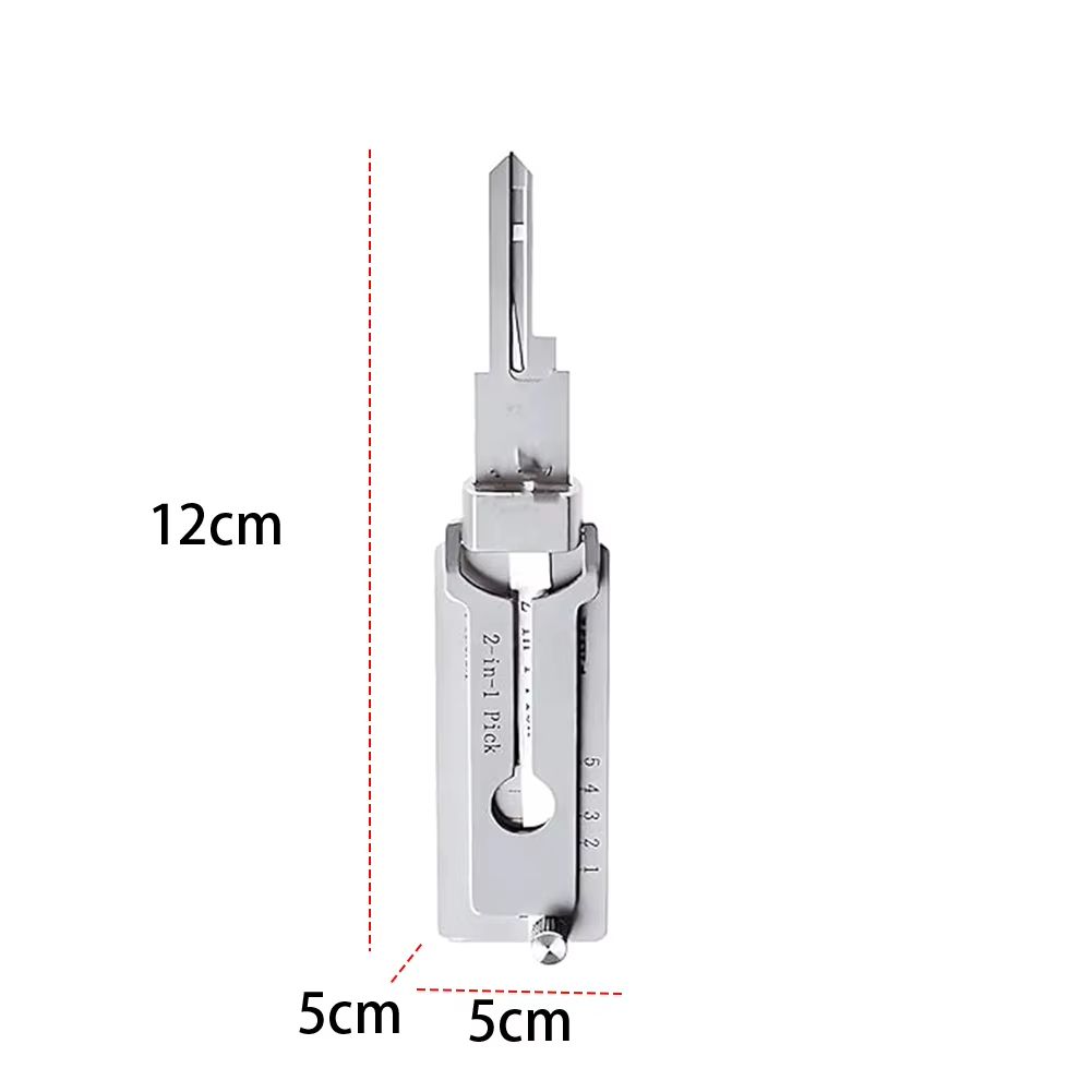 ProDecode 2-in-1 Stainless Steel Key Decoder & Hook Tool