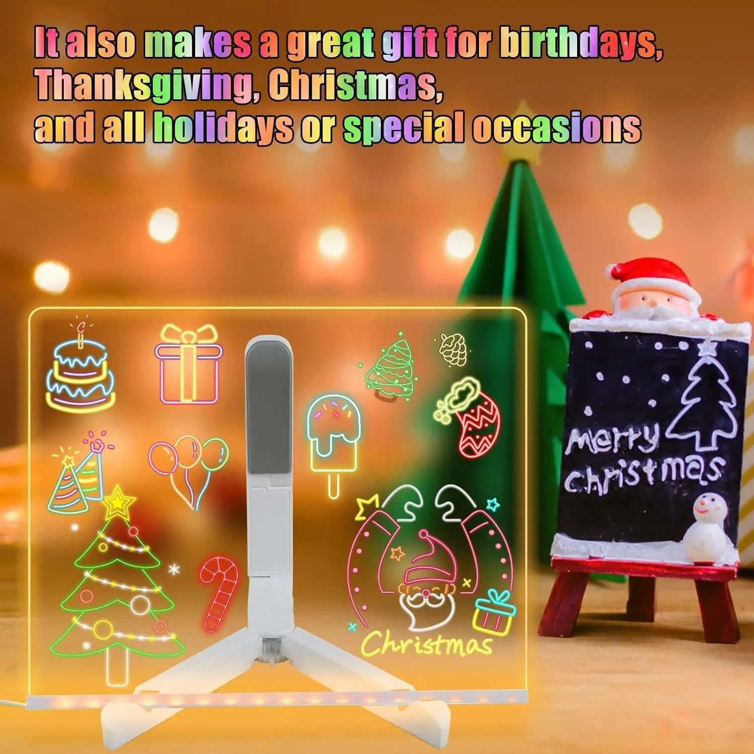 DIY Acrylic LED Glowing Message and Drawing Board