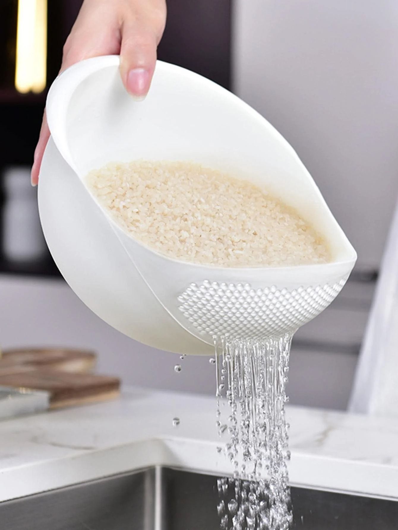 Multi-Functional Kitchen Drain Basket and Colander