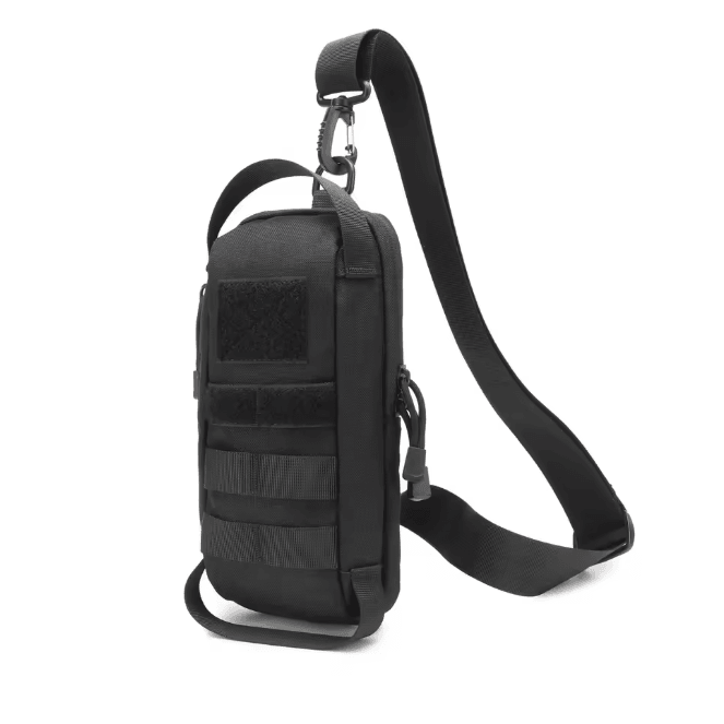 Tactical Shoulder Sling Chest Bag with IWB Pistol Pouch
