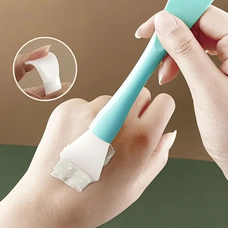 Soft Silicone Double-Ended Mask Brush