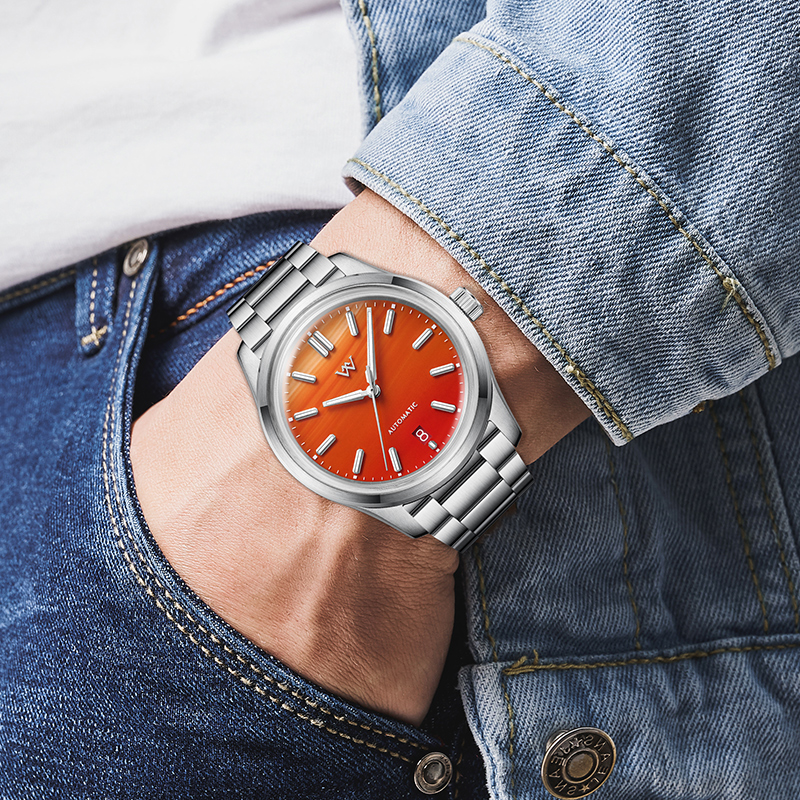 Gemstone Series Water Resistant Watch, Automatic Mechanical Watch, AR Coated Sapphire, Welly Merck Man Watches