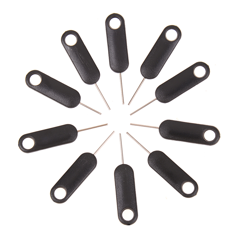 10pcs Universal Sim Card Tray Pin, Sim Card Ejecting Removal Needle Opener, Ejector Tool for Smartphones