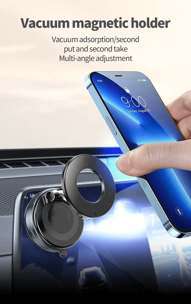 FlexGrip Magnetic Car Phone Holder Foldable Navigation Mount