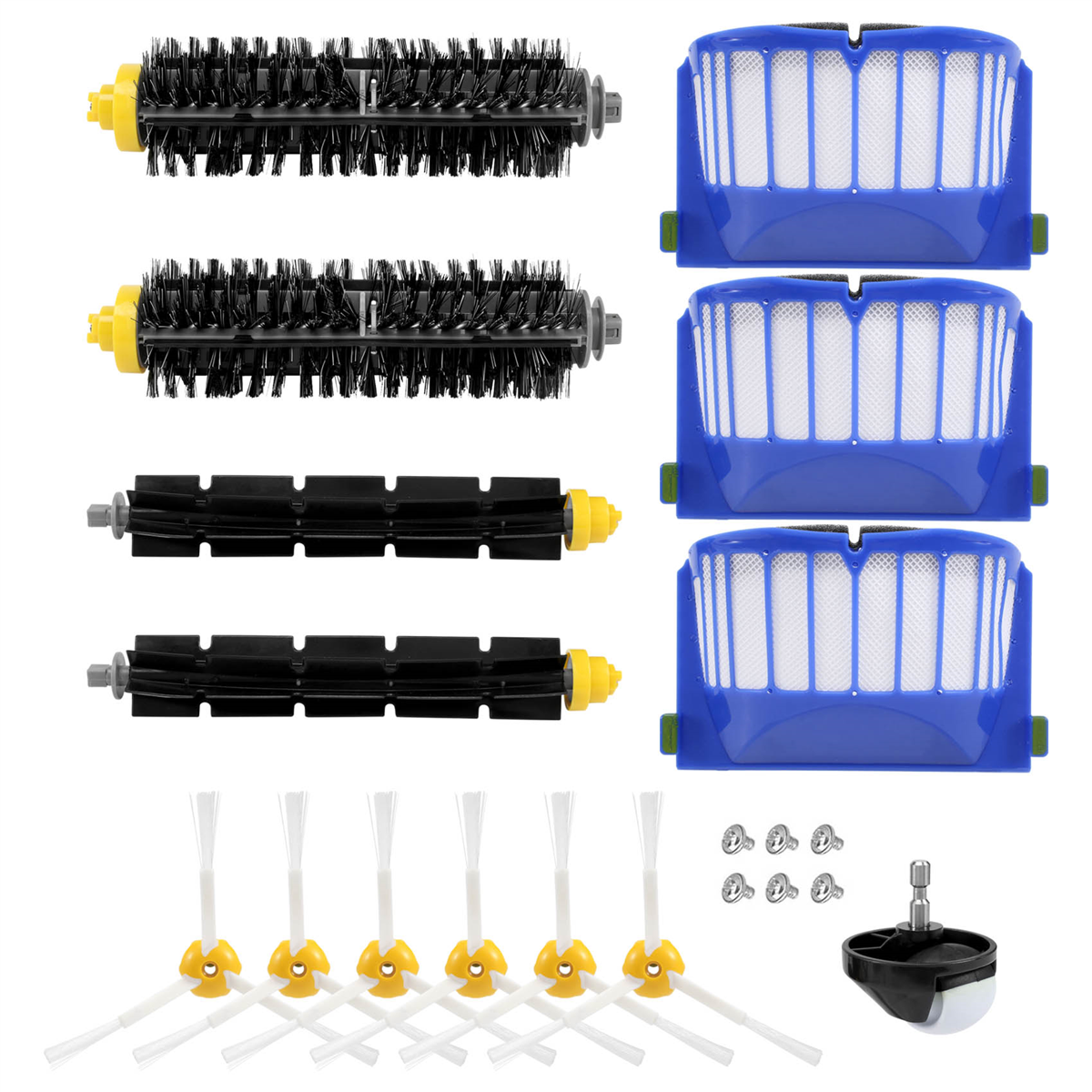 Roomba Replacement Parts Kit for Restored Suction, Pickup Power, and Cleaner Floors