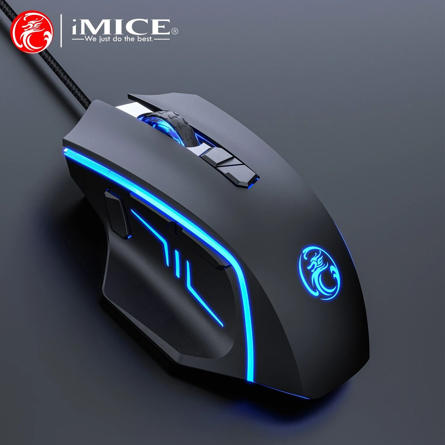 8-Button High-Precision Wired Gaming Mouse
