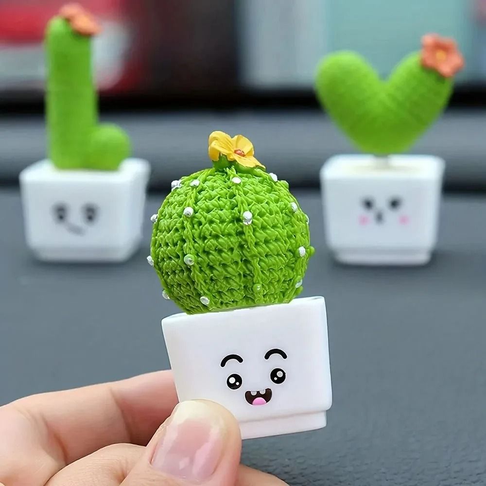 Desert-Mini 4PC Resin Succulent Sculpture Set