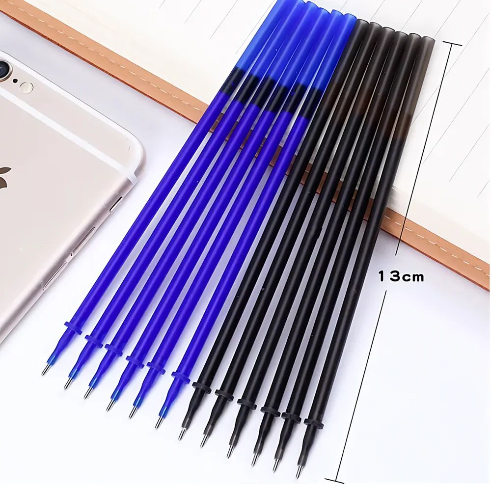 SmoothWrite 0.5mm Erasable Gel Pen Set with 50 Refills and Dual Erasers