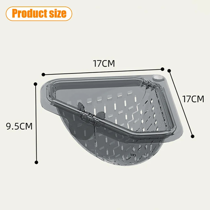 Separate Anti-leak Sink Drain Basket, Removable Bottom Cover, Easy Cleaning Kitchen Sink Strainer