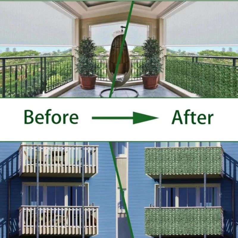 Artificial Ivy Privacy Fence & Greenery Wall Panel