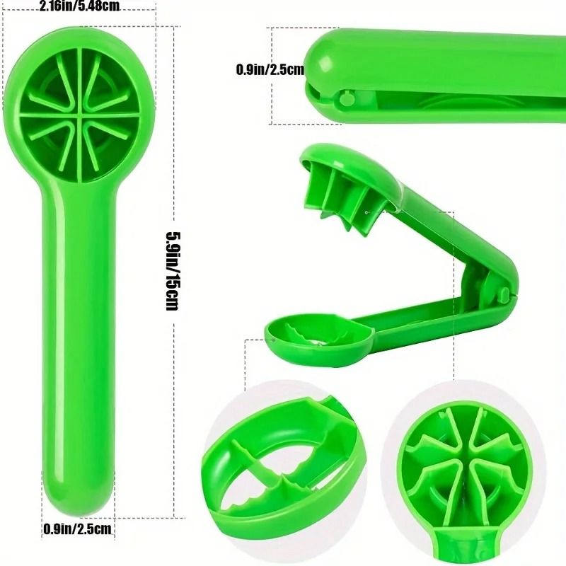 Safe Manual Fruit Slicer Berry and Grape Cutter Kid Friendly Kitchen Tool