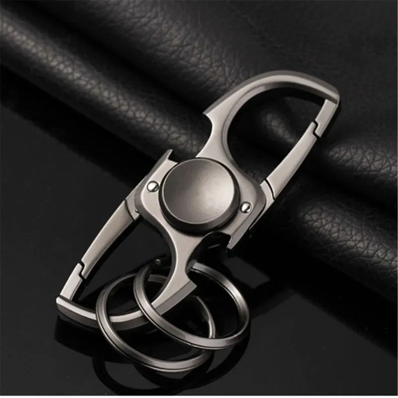 Anti-Anxiety Fidget Spinner Keychain Stress Relieving Finger Spinner with Bottle Opener