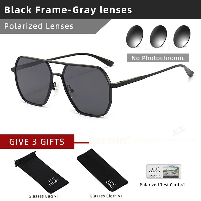 CLLOIO Photochromic Polarized Driving Glasses UV400