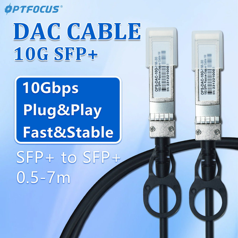 SFP+ DAC Cable Compatible with Cisco, MikroTik, Intel POE GBIC DAC Cable