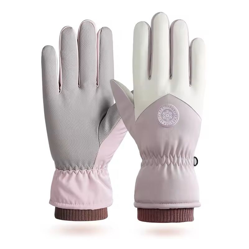 Waterproof Thermal Ski Gloves with Touch Screen Design