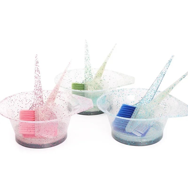 Hair Dye Brush and Mixing Bowl Set for Coloring