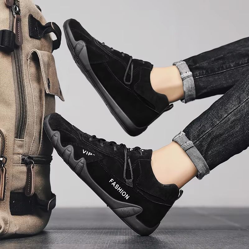 Men's Casual Non-Slip Ankle Boots 2025 Lace-Up Sneakers